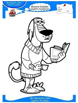 Çocuklar İçin Jhonny Test Boyama Sayfaları 